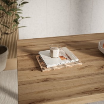 Tisch ART 125 cm unausklappbar Artisan/Stirling/Wotan Eiche