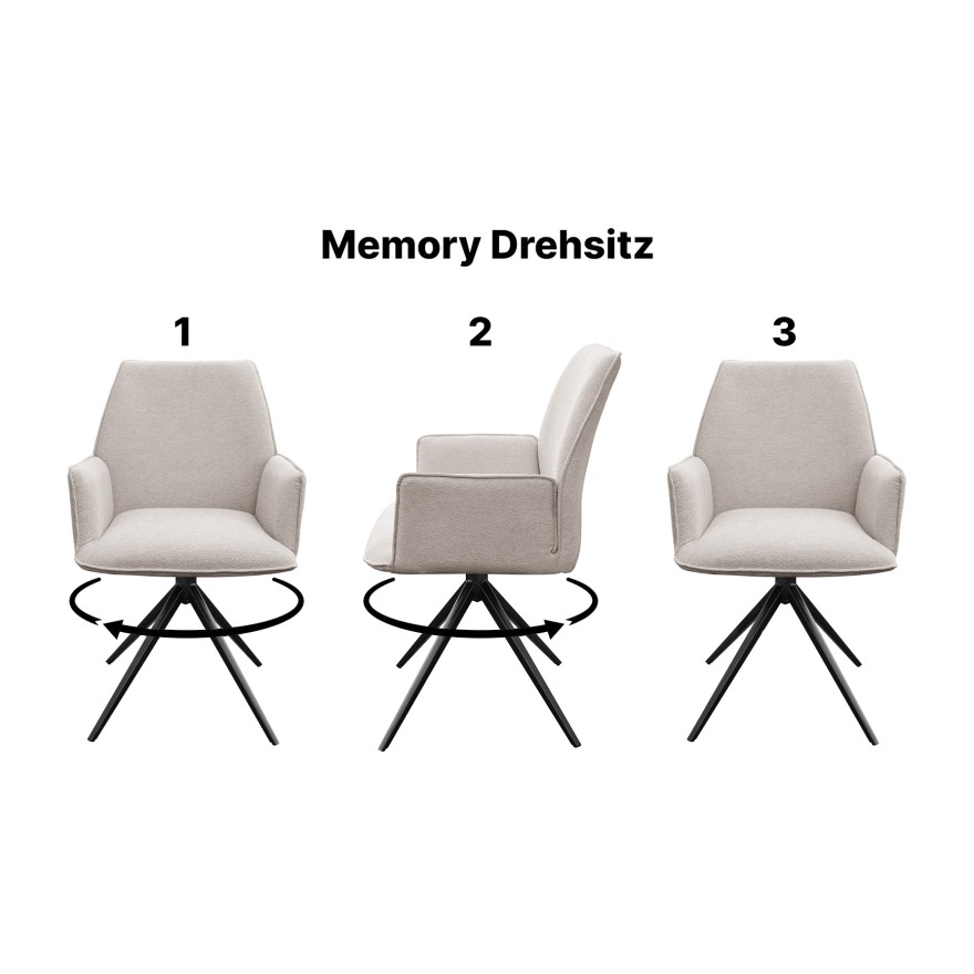 Polsterdrehstuhl OPHELIA