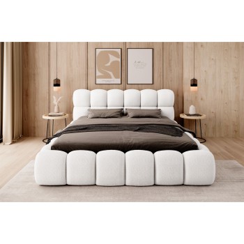 Gepolstertes Bett QUARTO mit Bettkasten