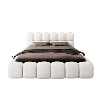 Gepolstertes Bett QUARTO mit Bettkasten