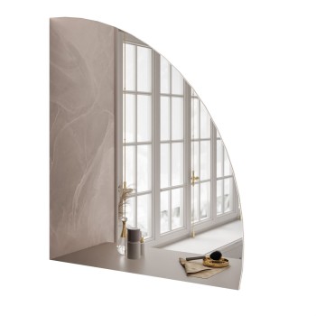 Hängender Spiegel QUINNIE mit LED-Beleuchtung