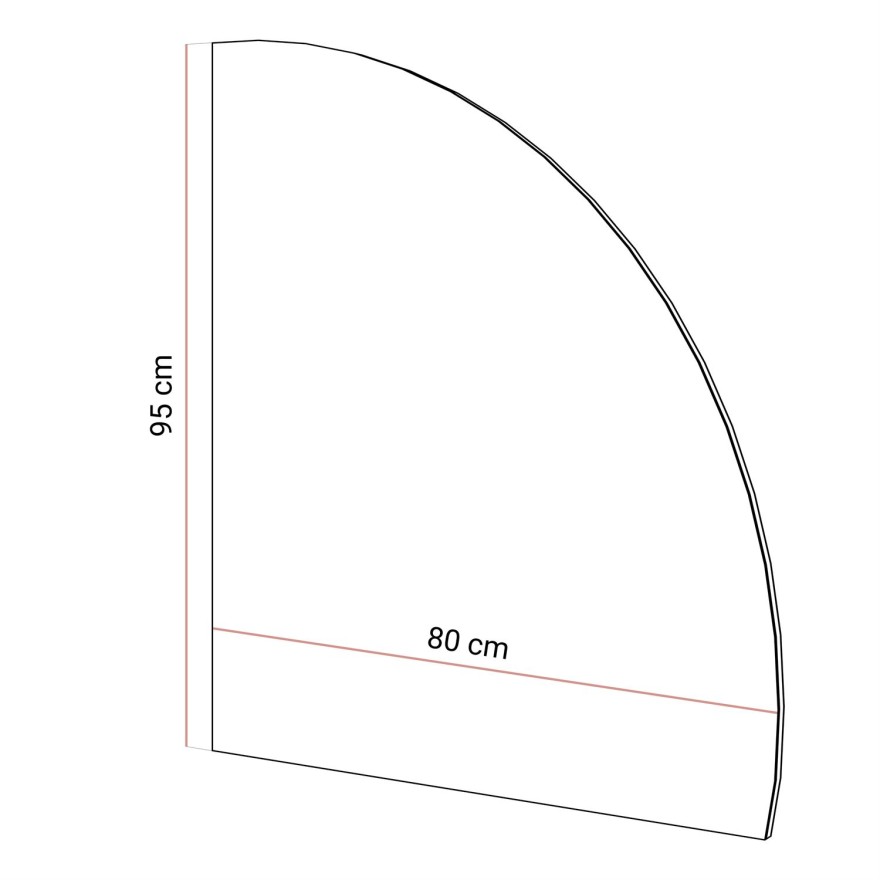 Hängender Spiegel QUINNIE mit LED-Beleuchtung