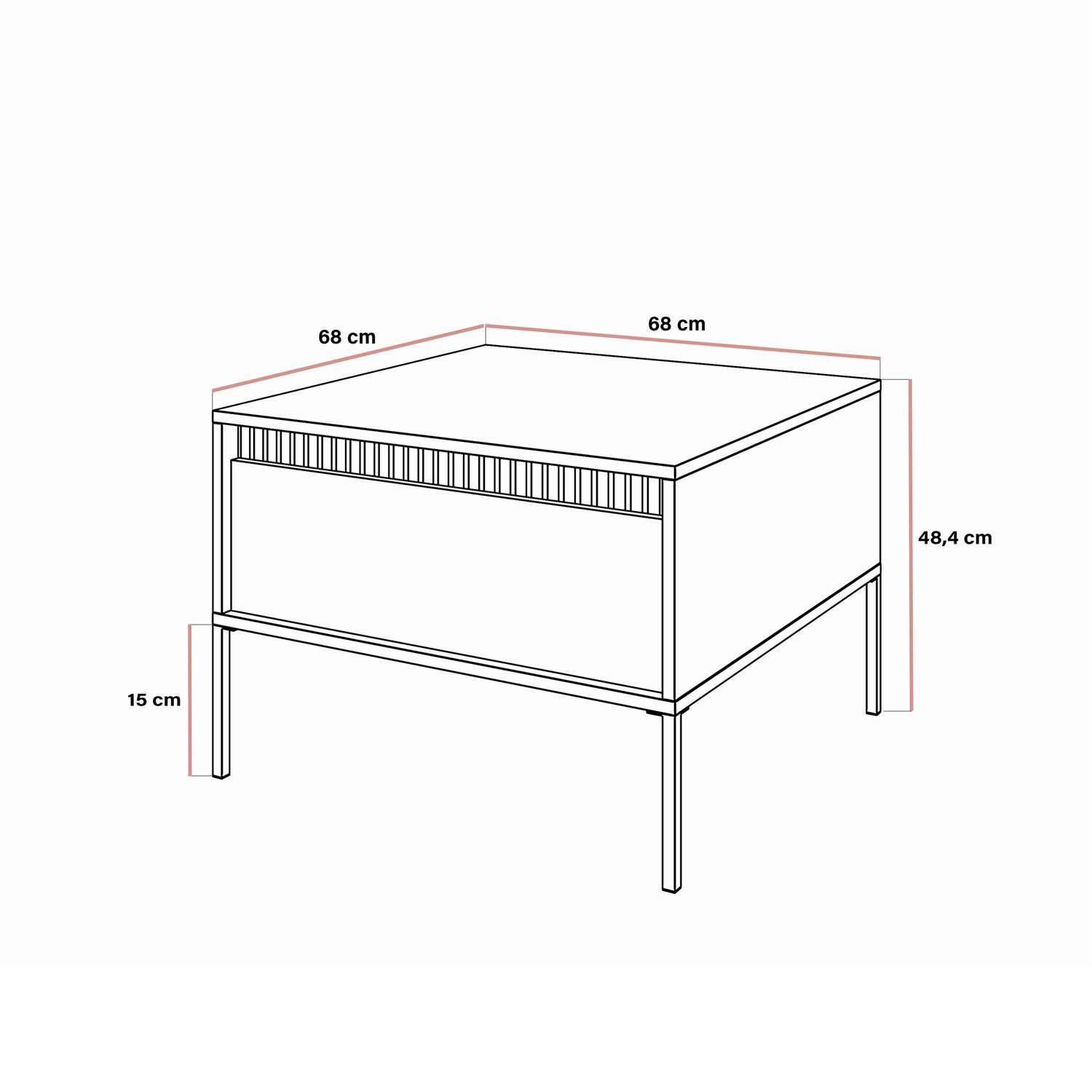 Couchtisch YASUMI mit Schublade