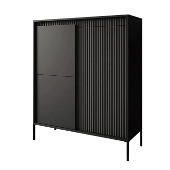 Hohe dreitürige Kommode YASUMI 3D