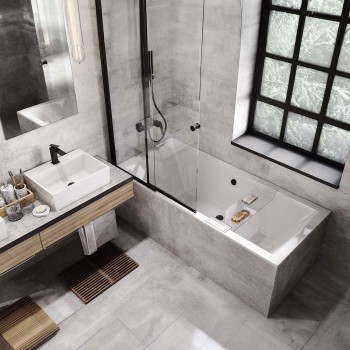 Rechteckige Badewanne AQUA...