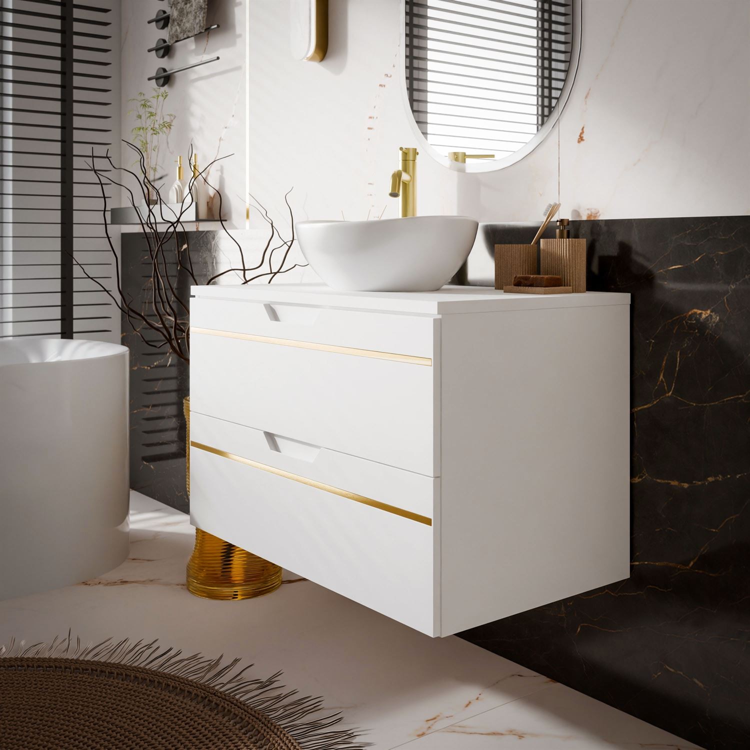 Badezimmerschrank OPIUM I 60 cm