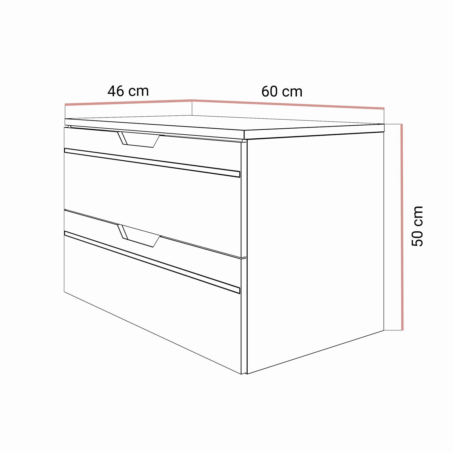 Badezimmerschrank OPIUM I 60 cm
