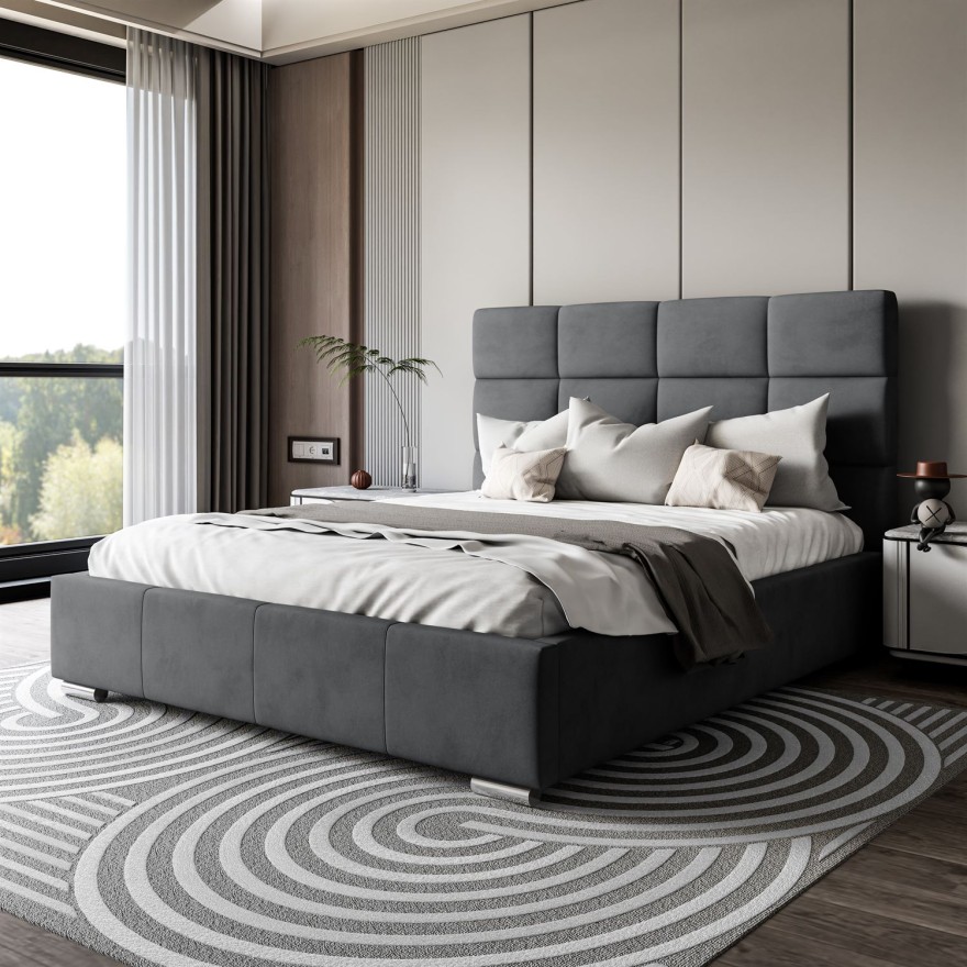 Doppelbett SARA mit hohem Kopfteil 140/160/180x200
