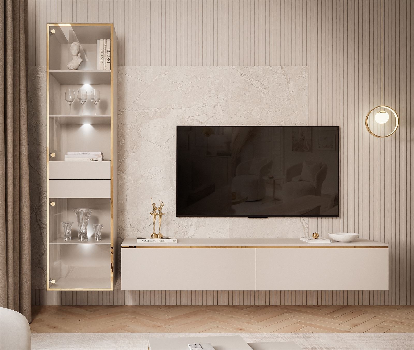 Wohnzimmermöbel-Set AURORA KASCHMIR I