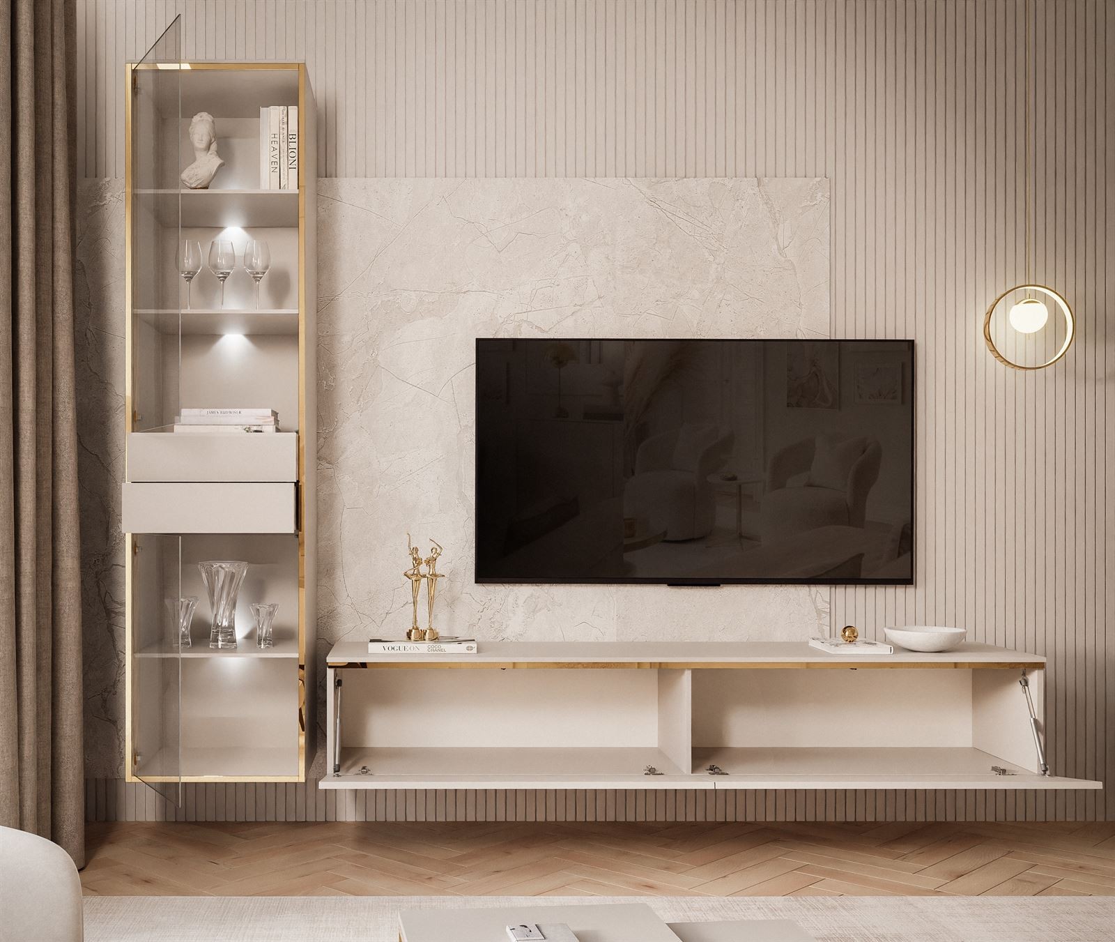 Wohnzimmermöbel-Set AURORA KASCHMIR I