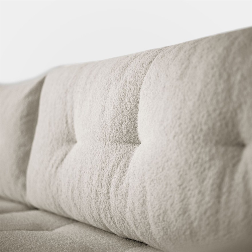 Gepolstertes Ecksofa ASTON mit Schlaffunktion