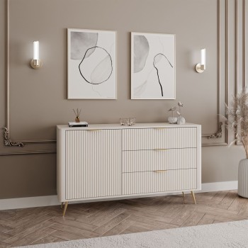 Kommode SCARLETT 138 1D3S mit Schubladen