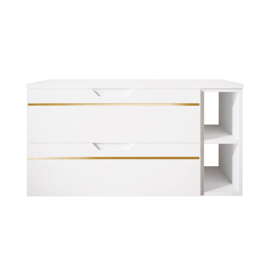 Waschtischunterschrank OPIUM II 80 cm mit Ablage