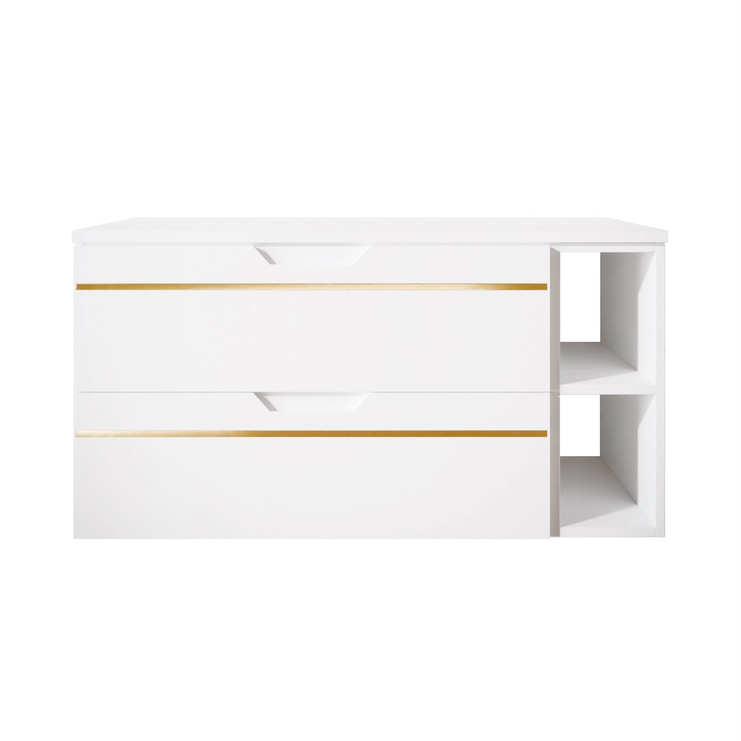 Waschtischunterschrank OPIUM II 80 cm mit Ablage