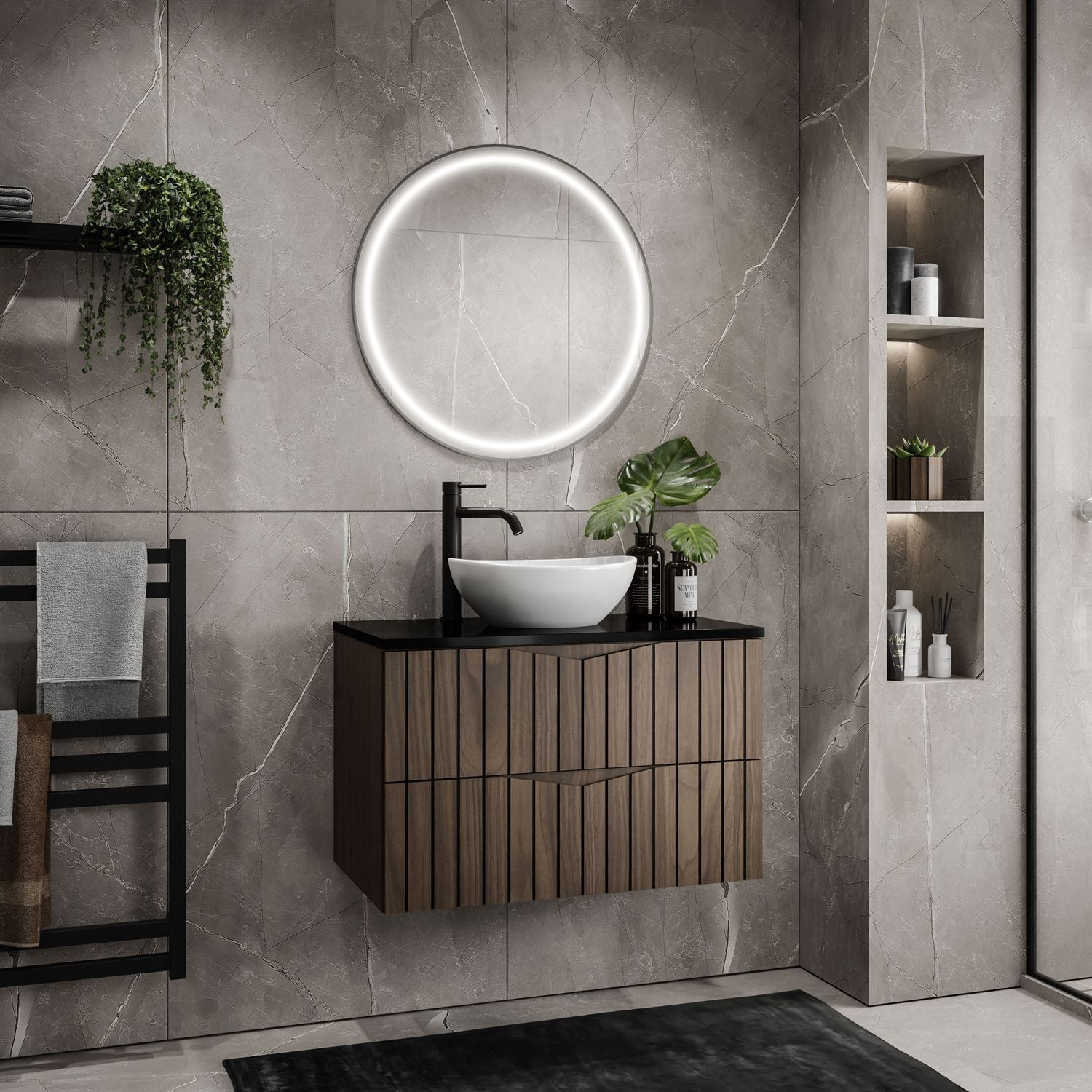 Waschtischunterschrank HIKARI II 80 cm