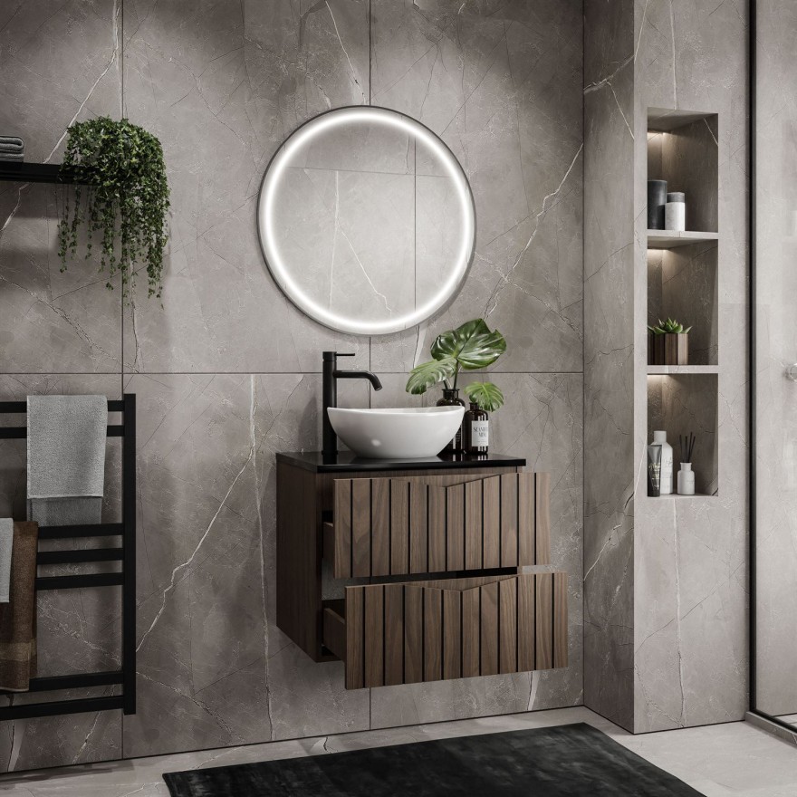 Waschtisch Set 60 cm mit Spiegelschrank: Die ideale Lösung für Ihr Badezimmer () Waschtisch Set 60 cm mit Spiegelschrank: Die ideale Lösung für Ihr Badezimmer
