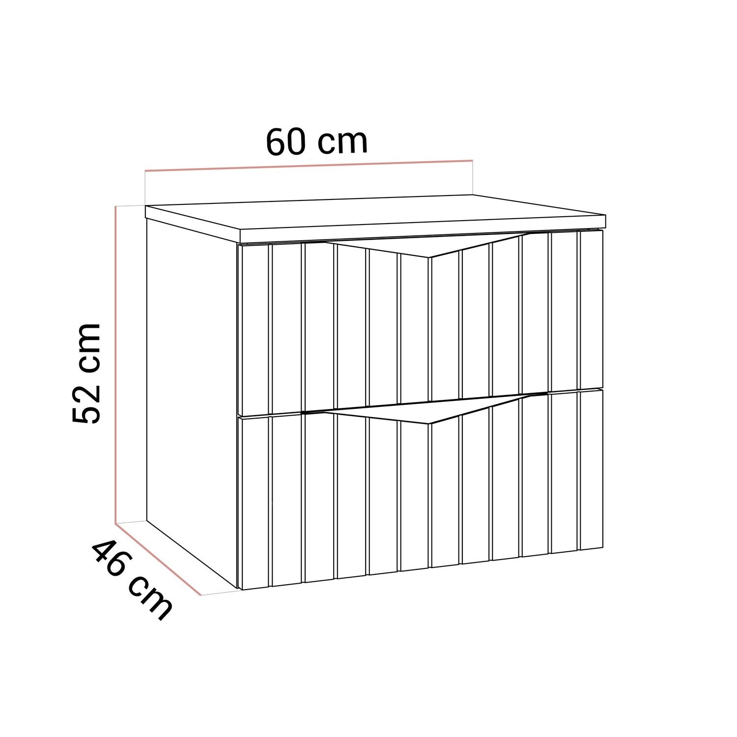 Badezimmerset HIKARI I 60 cm