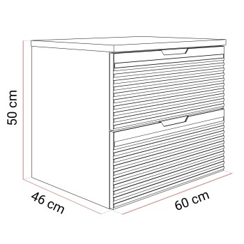 Badezimmerset ARTEMIS I 60 cm