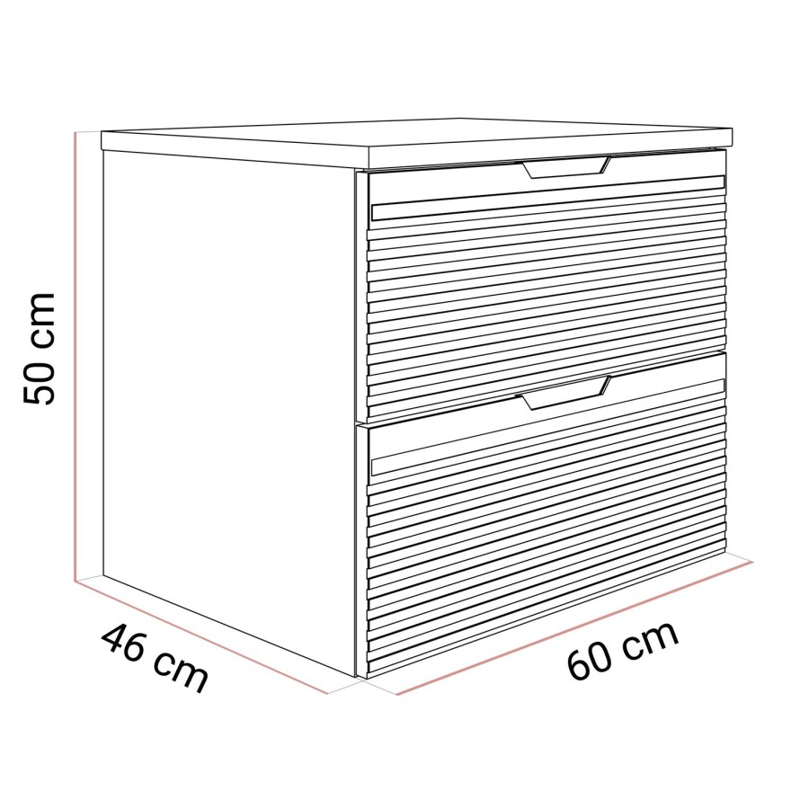 Badezimmerset ARTEMIS I 60 cm