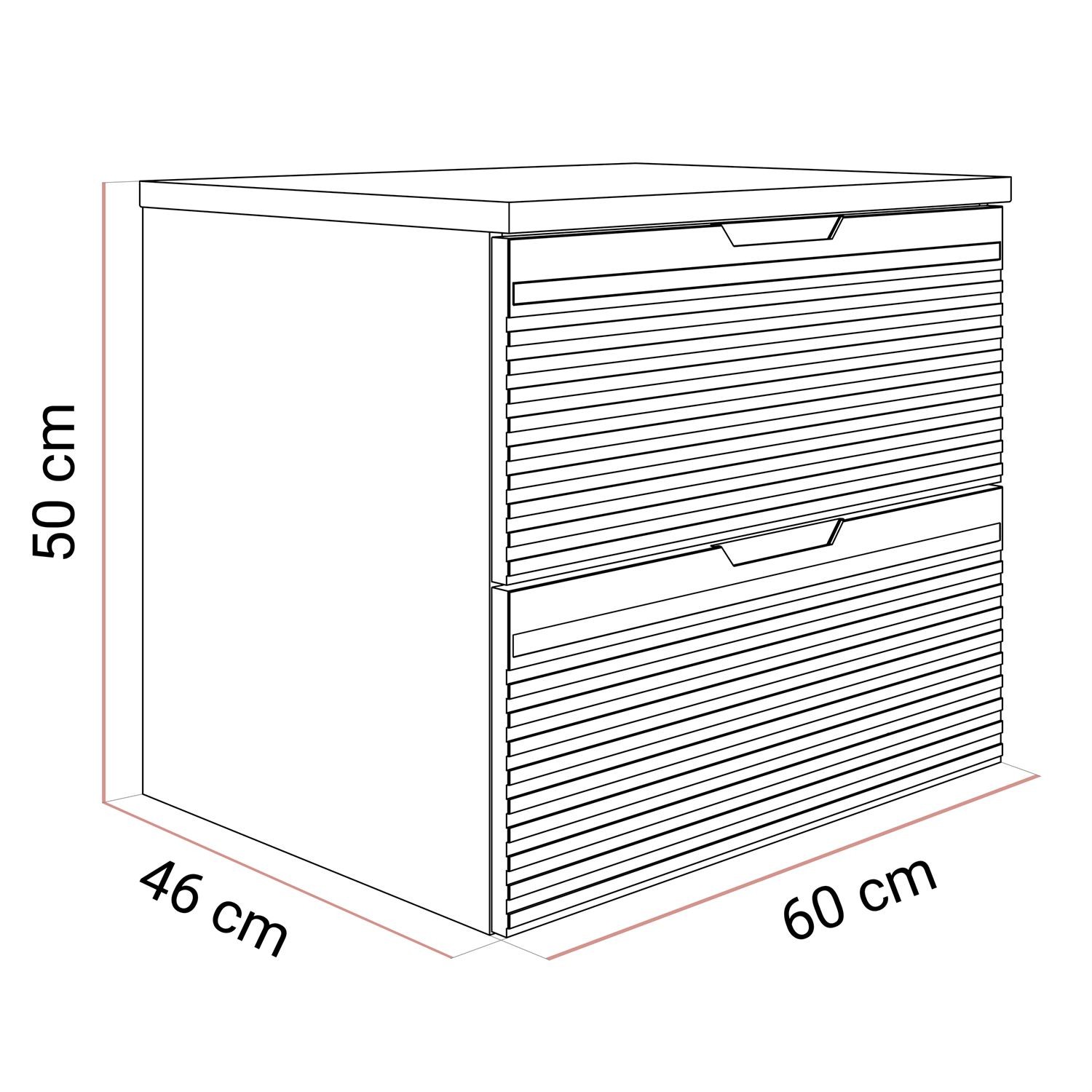 Badezimmerset ARTEMIS I 60 cm
