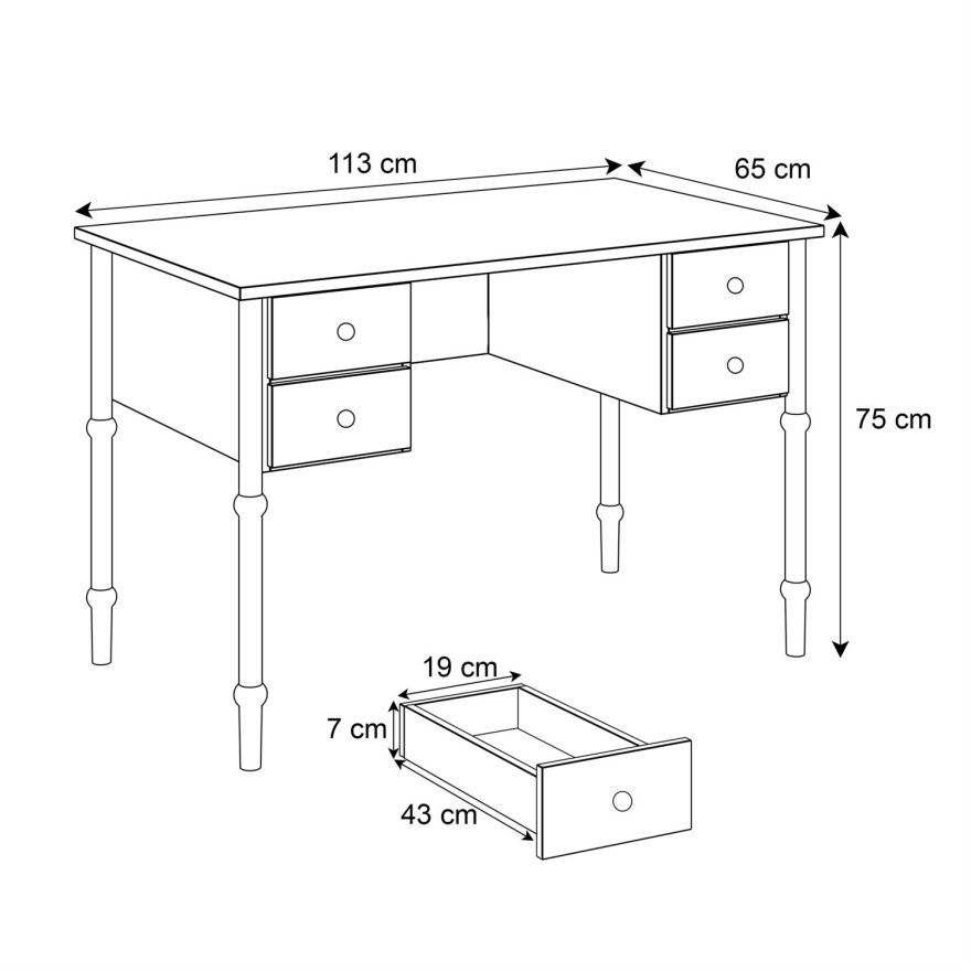 BABUSHKA Kinderschreibtisch