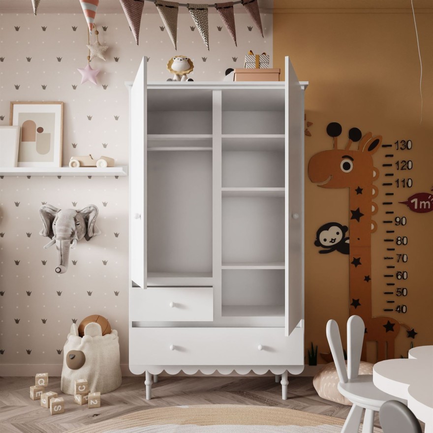 Zweitüriger Kleiderschrank BABUSHKA