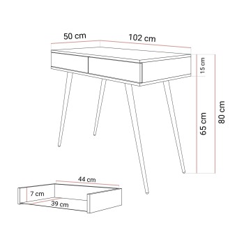 Konsole OXFORD mit Schubladen