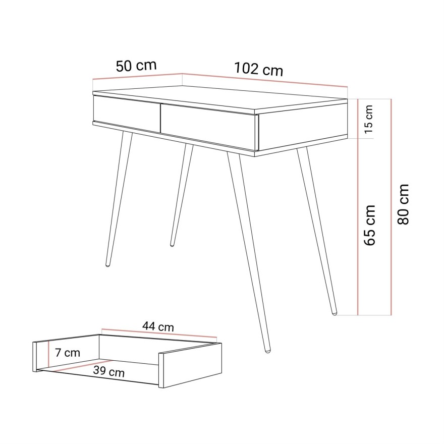 Konsole OXFORD mit Schubladen