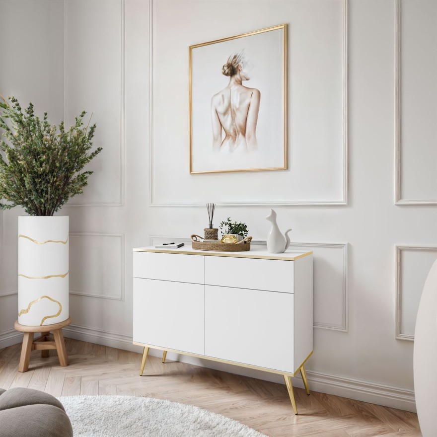 Zweitürige Kommode OXFORD KSZ107 mit Schubladen