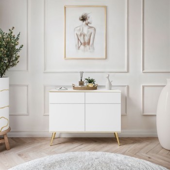 Zweitürige Kommode OXFORD KSZ107 mit Schubladen