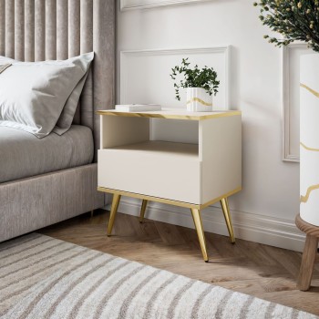 Nachttisch auf goldenen Beinen OXFORD
