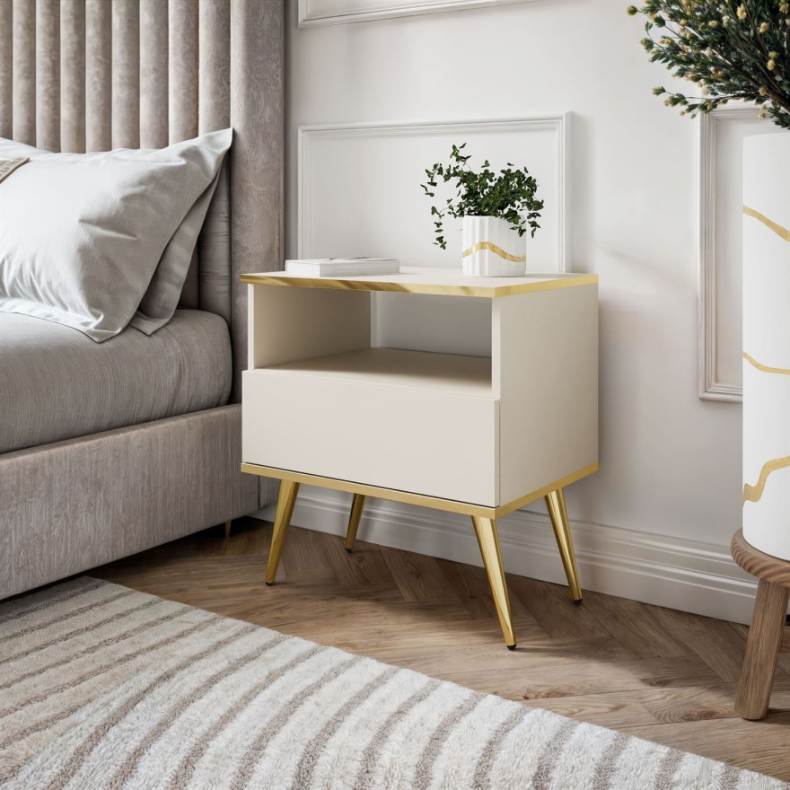 Nachttisch auf goldenen Beinen OXFORD