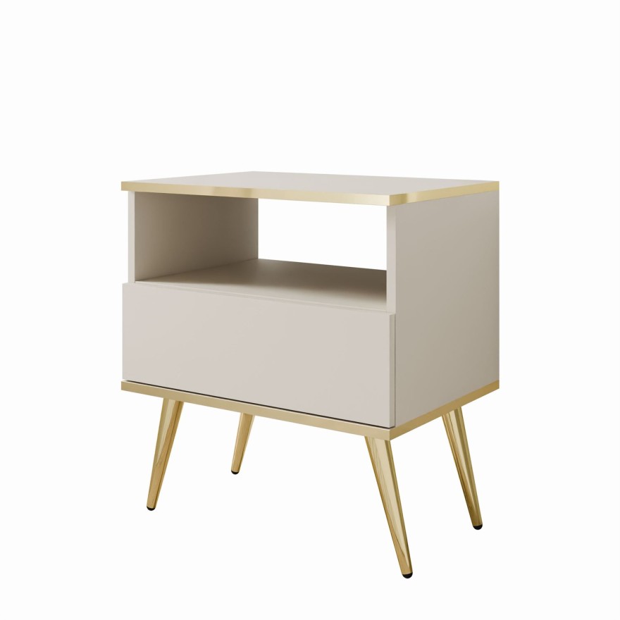 Nachttisch auf goldenen Beinen OXFORD
