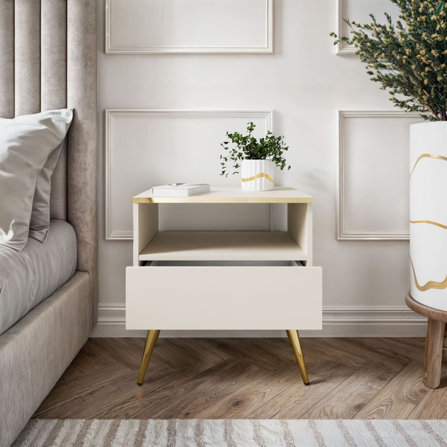 Nachttisch auf goldenen Beinen OXFORD
