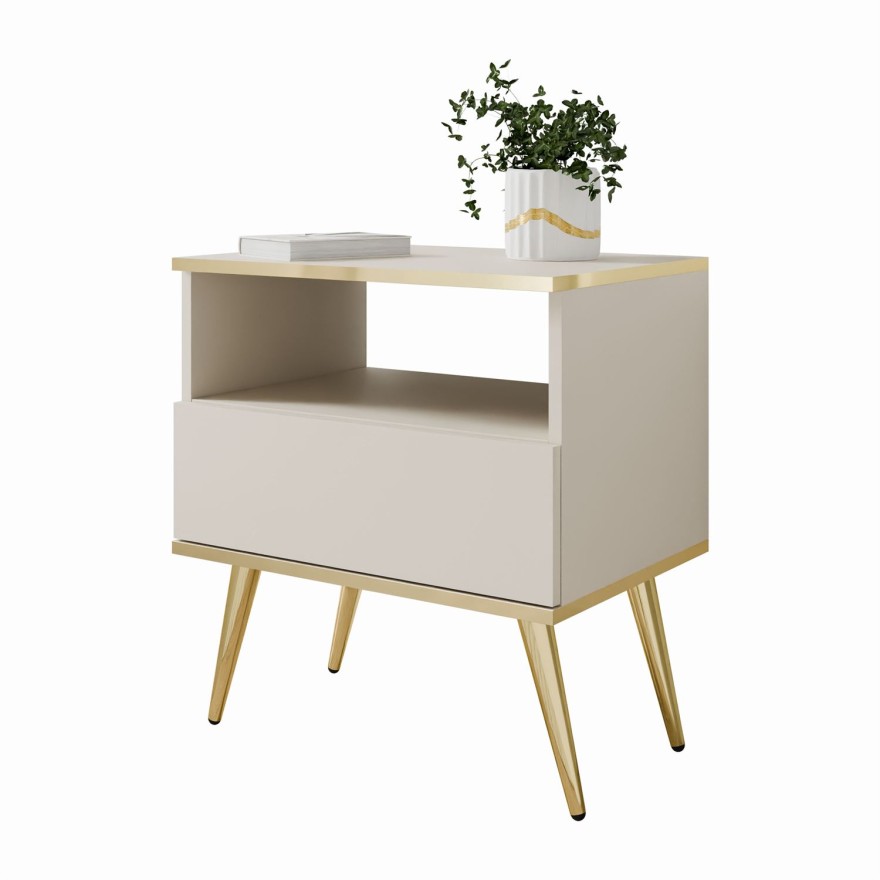 Nachttisch auf goldenen Beinen OXFORD