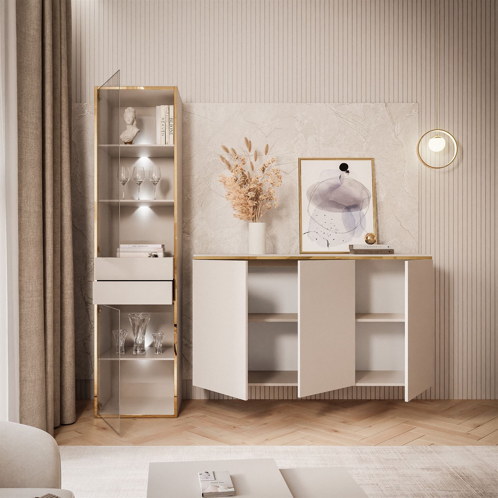 Wohnzimmermöbel-Set AURORA IV KASZMIR