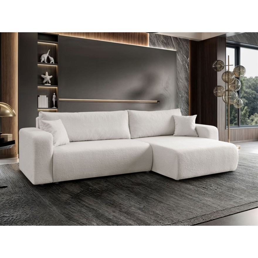 Ecksofa VESPO XL mit Schlaffunktion und Bettzeugkasten