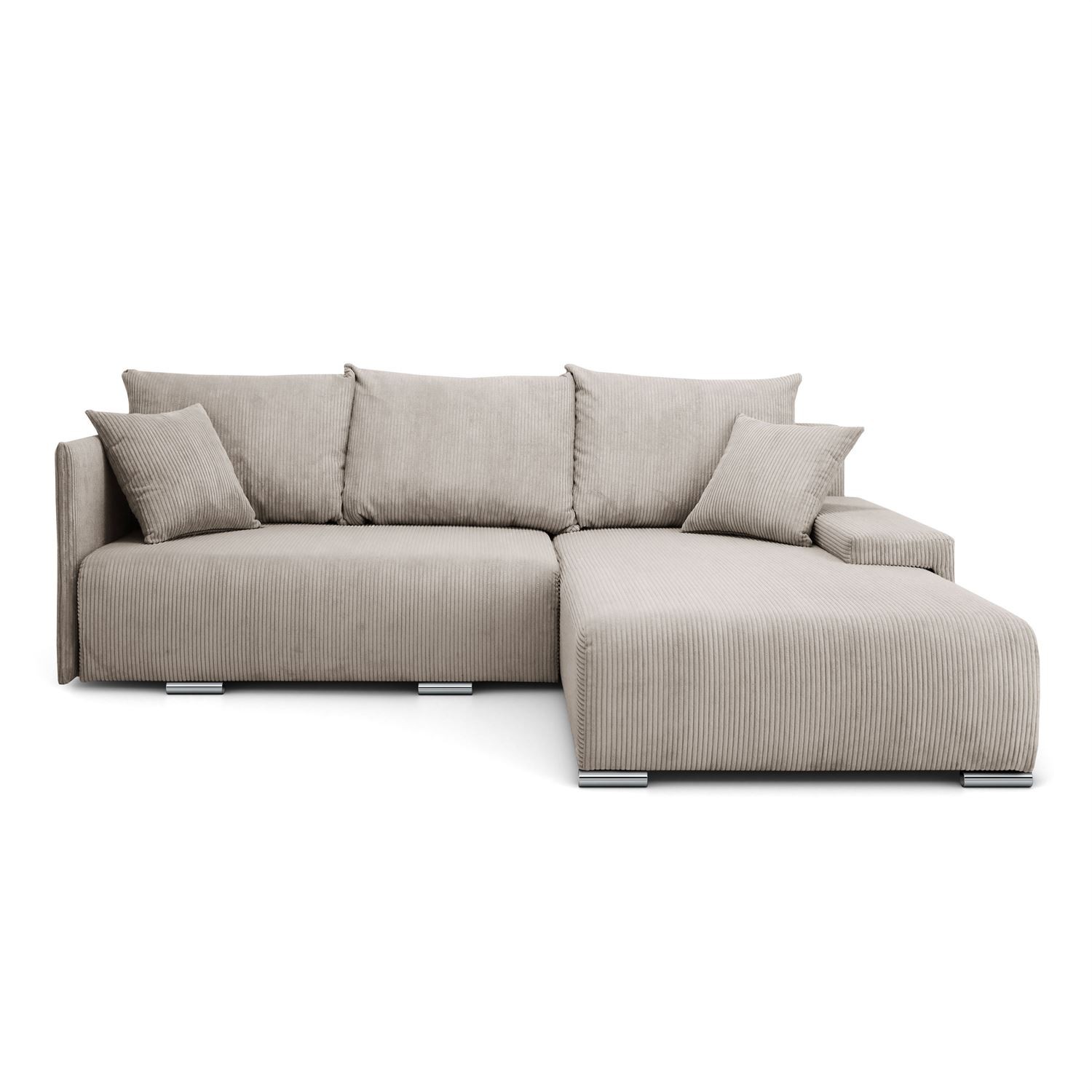 Ecksofa LAVIO L mit Schlaffunktion und Bettzeugkasten