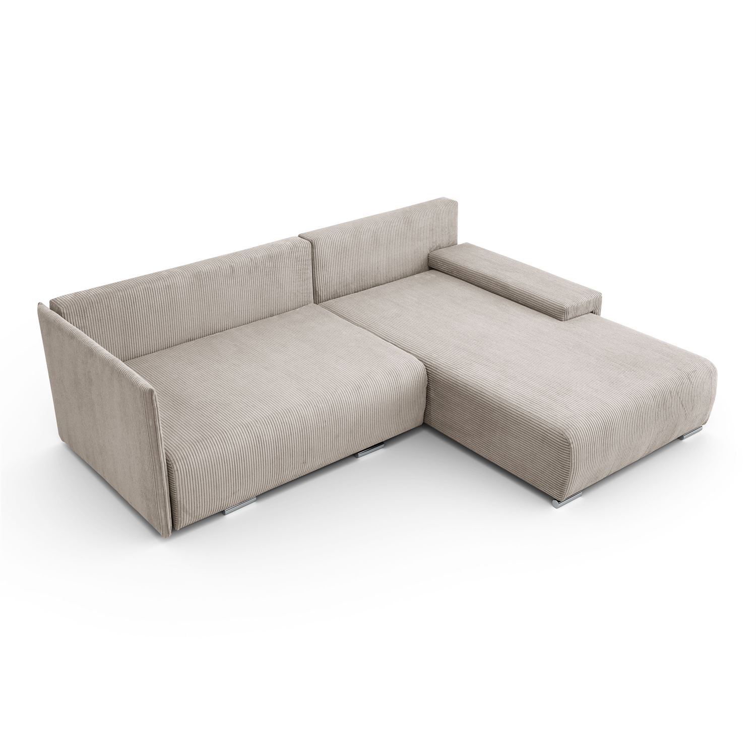 Ecksofa LAVIO L mit Schlaffunktion und Bettzeugkasten