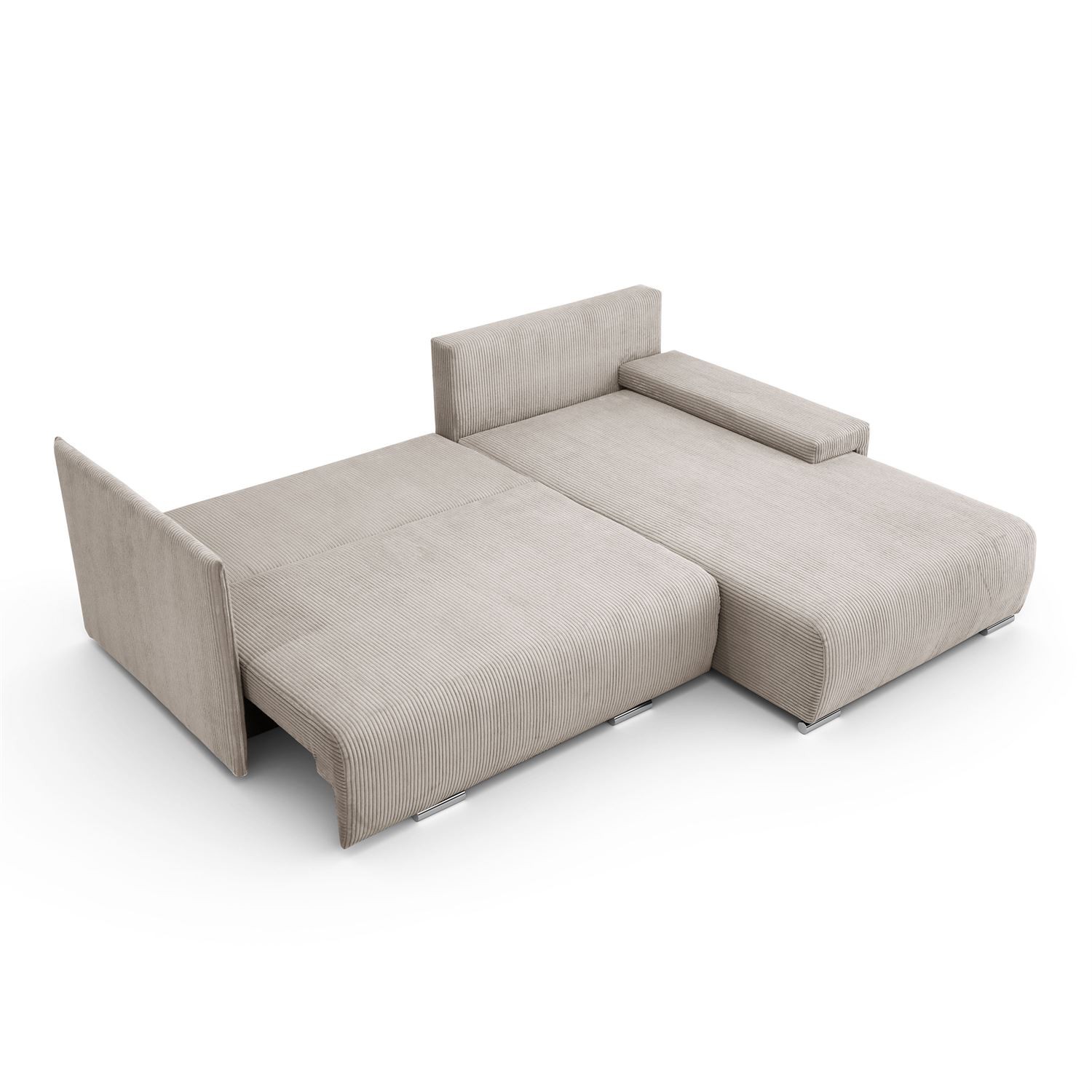 Ecksofa LAVIO L mit Schlaffunktion und Bettzeugkasten