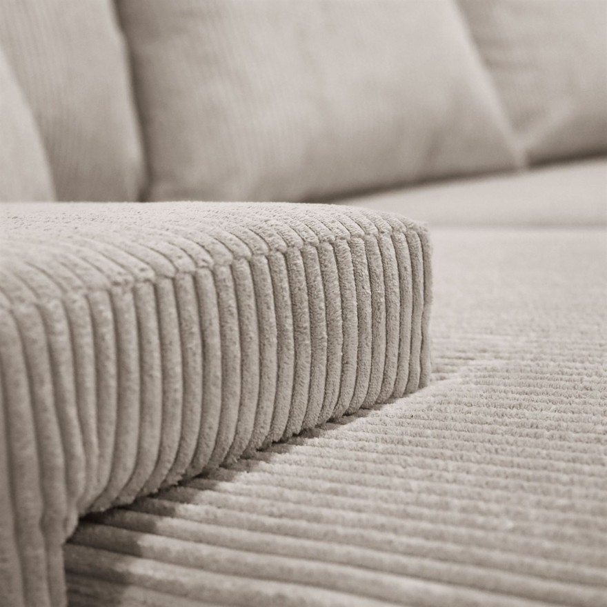 Ecksofa LAVIO L mit Schlaffunktion und Bettzeugkasten