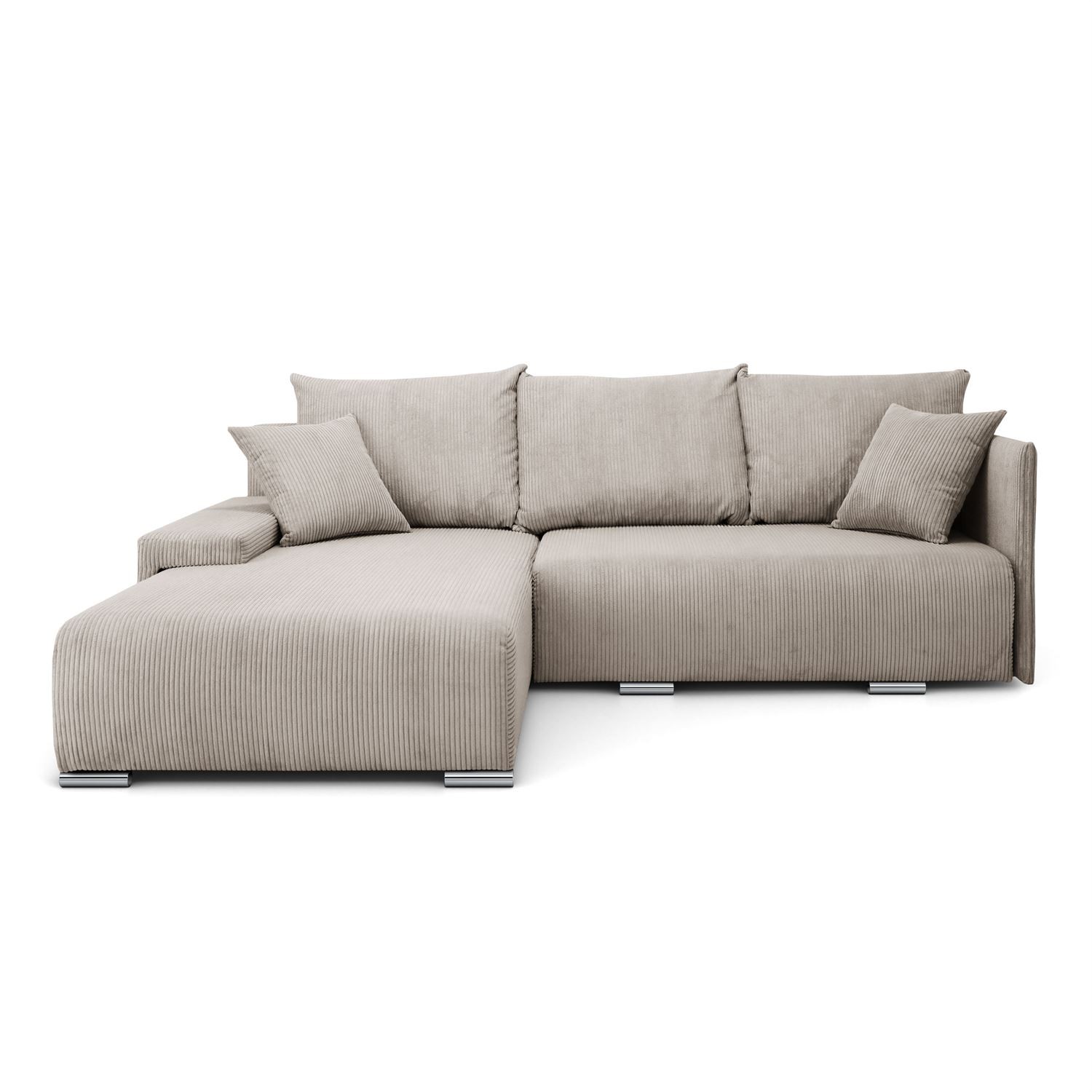 Ecksofa LAVIO L mit Schlaffunktion und Bettzeugkasten