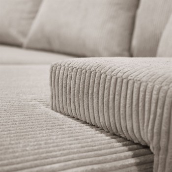 Ecksofa LAVIO L mit Schlaffunktion und Bettzeugkasten