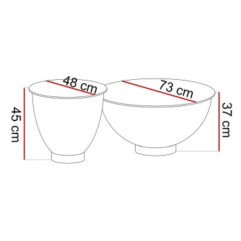 2in1 Couchtisch ESTELLE