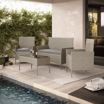 Rattan Möbel-Set PERGOLA