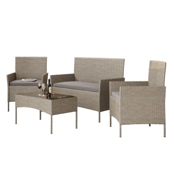 Rattan Möbel-Set PERGOLA