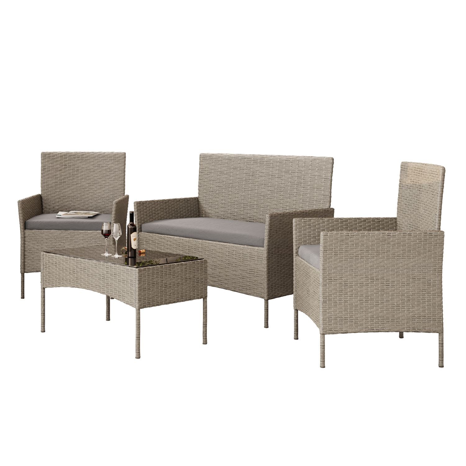 Rattan Möbel-Set PERGOLA