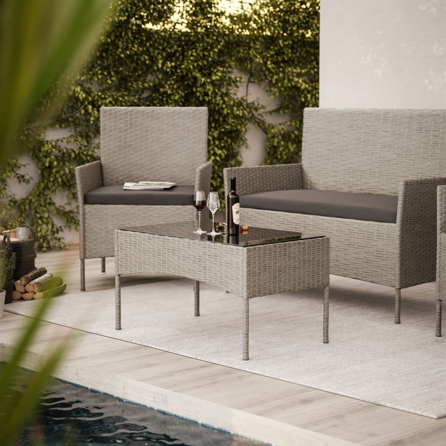 Rattan Möbel-Set PERGOLA
