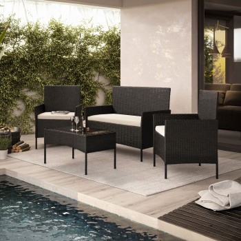Rattan Möbel-Set PERGOLA
