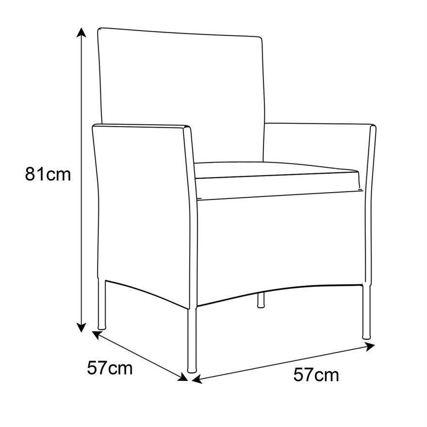 Rattan Möbel-Set PERGOLA